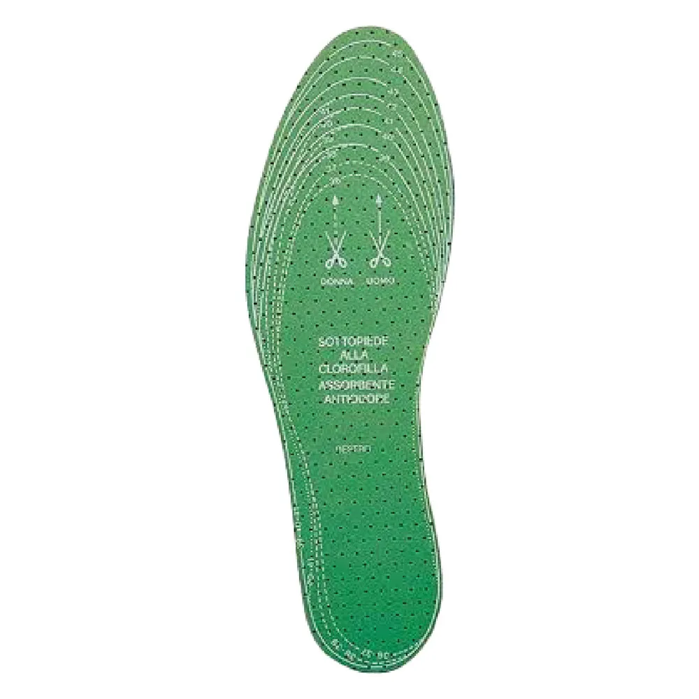SOLETTA PER SCARPE 'CLOROFILLA' Taglia 35-46 SOLETTA PER SCARPE 'CLOROFILLA' Taglia 35-46