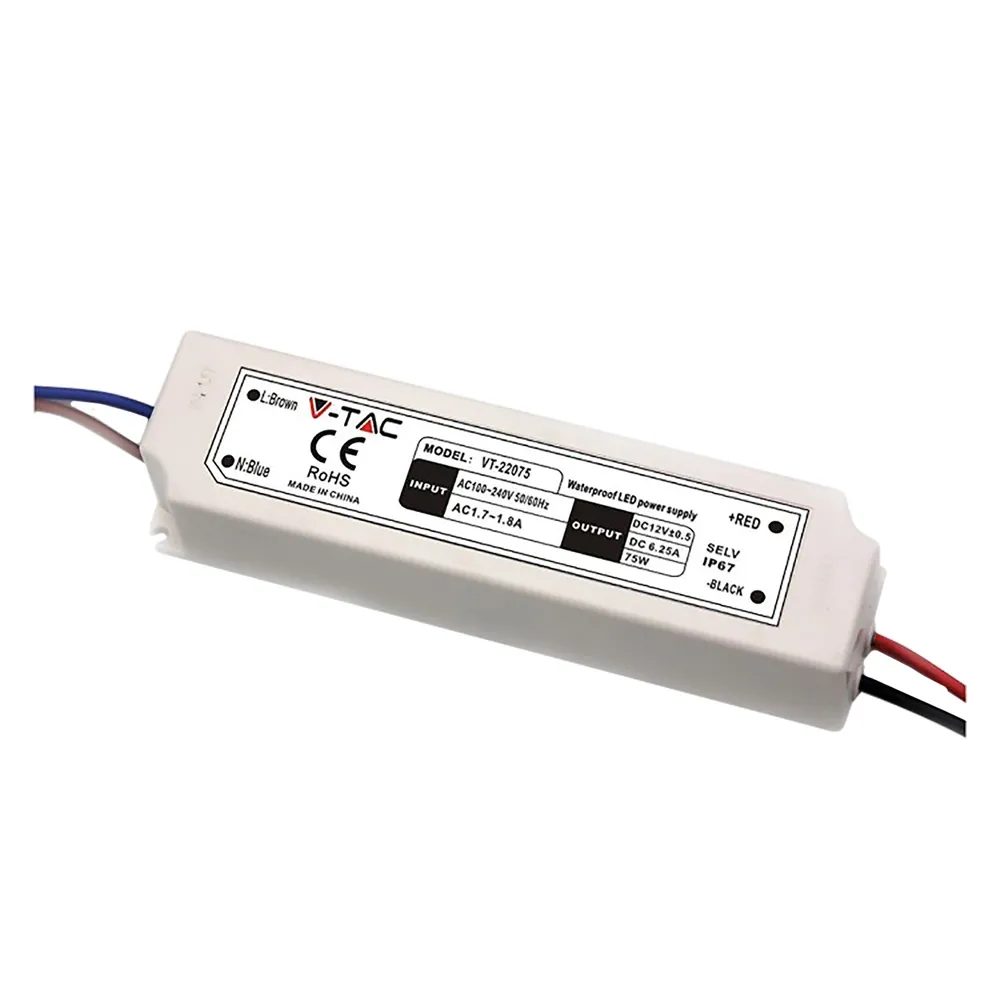 ALIMENTATORE PER STRIP LED 100W-IN 100-264V OUT 12V 8.3A (IP67) ALIMENTATORE PER STRIP LED 100W-IN 100-264V OUT 12V 8.3A (IP67)