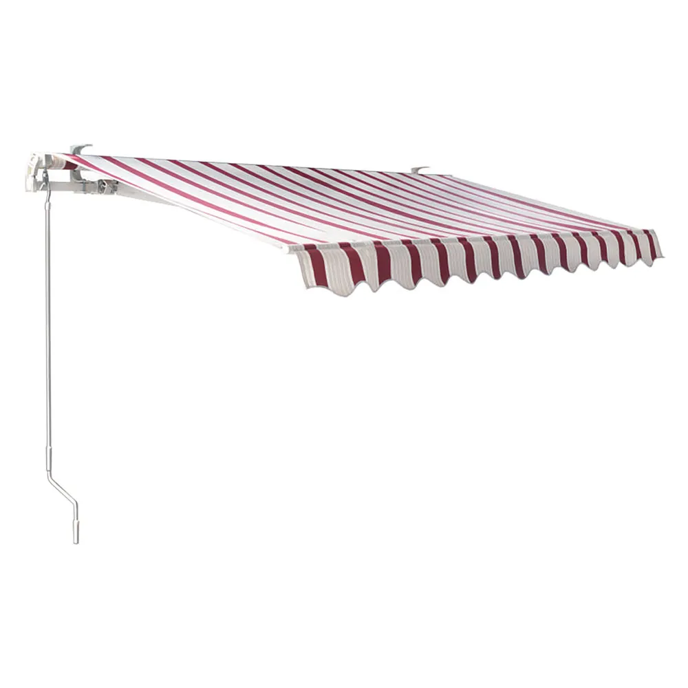 TENDA DA SOLE AVVOLGIBILE cm.300 x H.200 - verde/bianco TENDA DA SOLE AVVOLGIBILE cm.300 x H.200 - verde/bianco