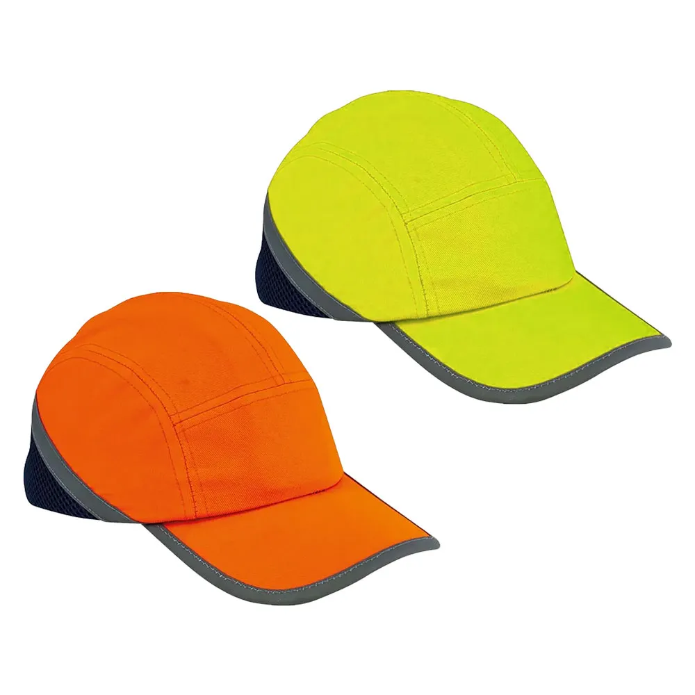 BERRETTO ANTIURTO CON VISIERA in poliestere - colore giallo BERRETTO ANTIURTO CON VISIERA in poliestere - colore giallo
