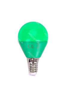 A5 G45 LED Lamp (4W, E14, GREEN LIGHT)