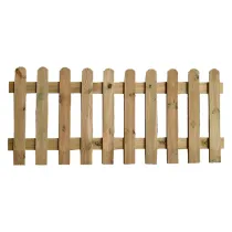 STECCATO IN LEGNO 'LAMELLE' cm. 180 x h.80 - 10 lamelle 15 x 90 mm