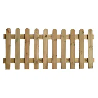 STECCATO IN LEGNO 'LAMELLE' cm. 180 x h.100 - 11 lamelle 15 x 85 mm