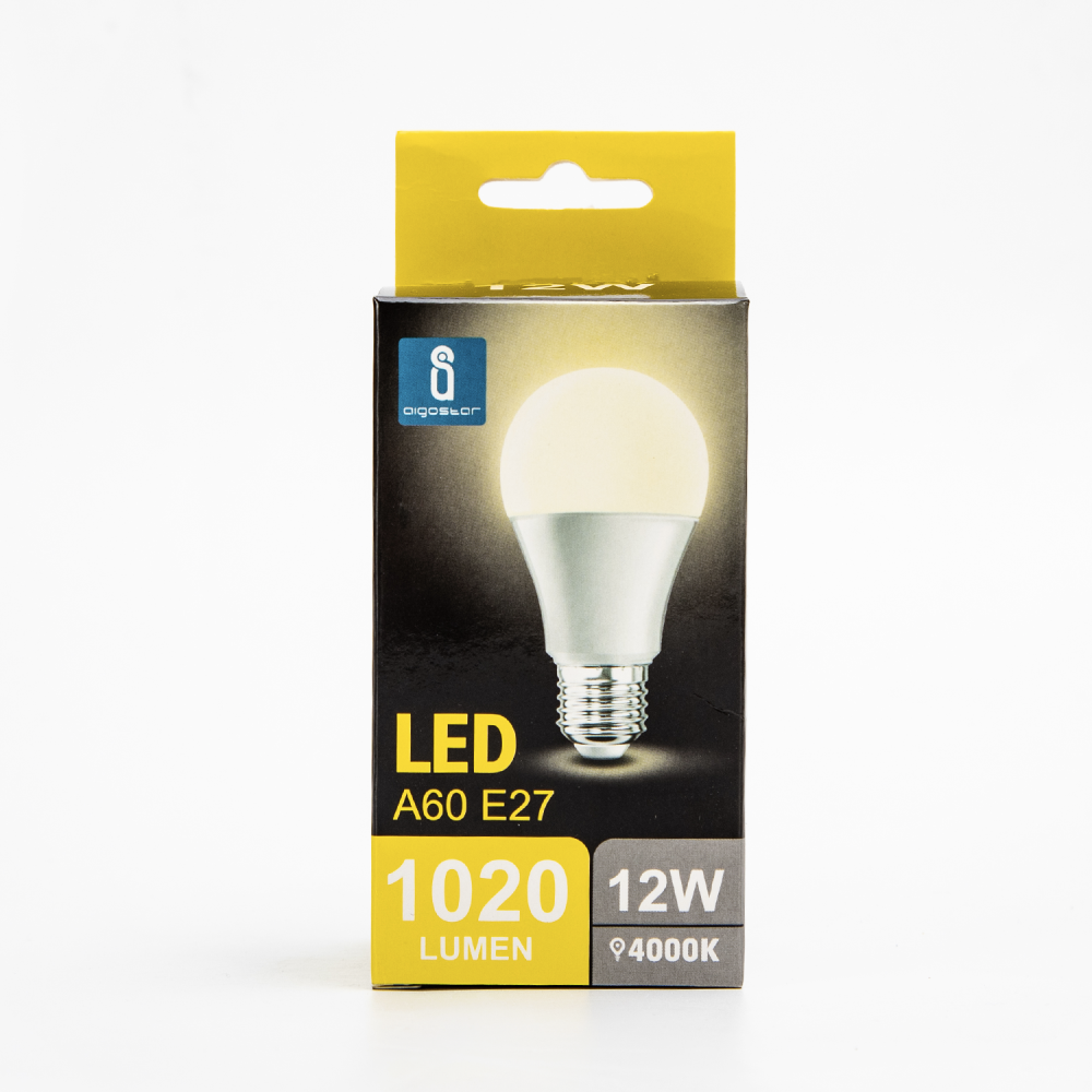 A5 A60 LED Lamp (12W, E27, 4000K)