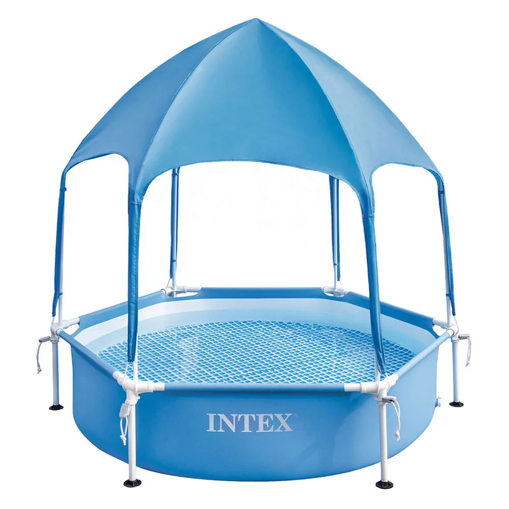PISCINA CON TELAIO 'CANOPY METAL FRAME' cm 183 x 38 - capac. 700 lt. PISCINA CON TELAIO 'CANOPY METAL FRAME' cm 183 x 38 - capac. 700 lt.