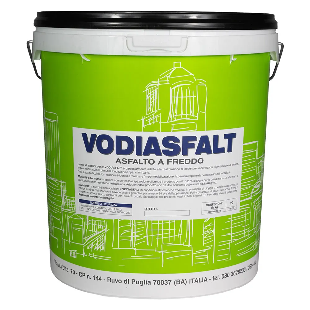 ASFALTO A FREDDO 'VODIASFALT' kg. 20 ASFALTO A FREDDO 'VODIASFALT' kg. 20