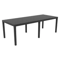 TAVOLO IN POLIPROPILENE ALLUNGABILE 'INDO' bianco