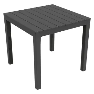 TAVOLO IN POLIPROPILENE 'BALI' antracite