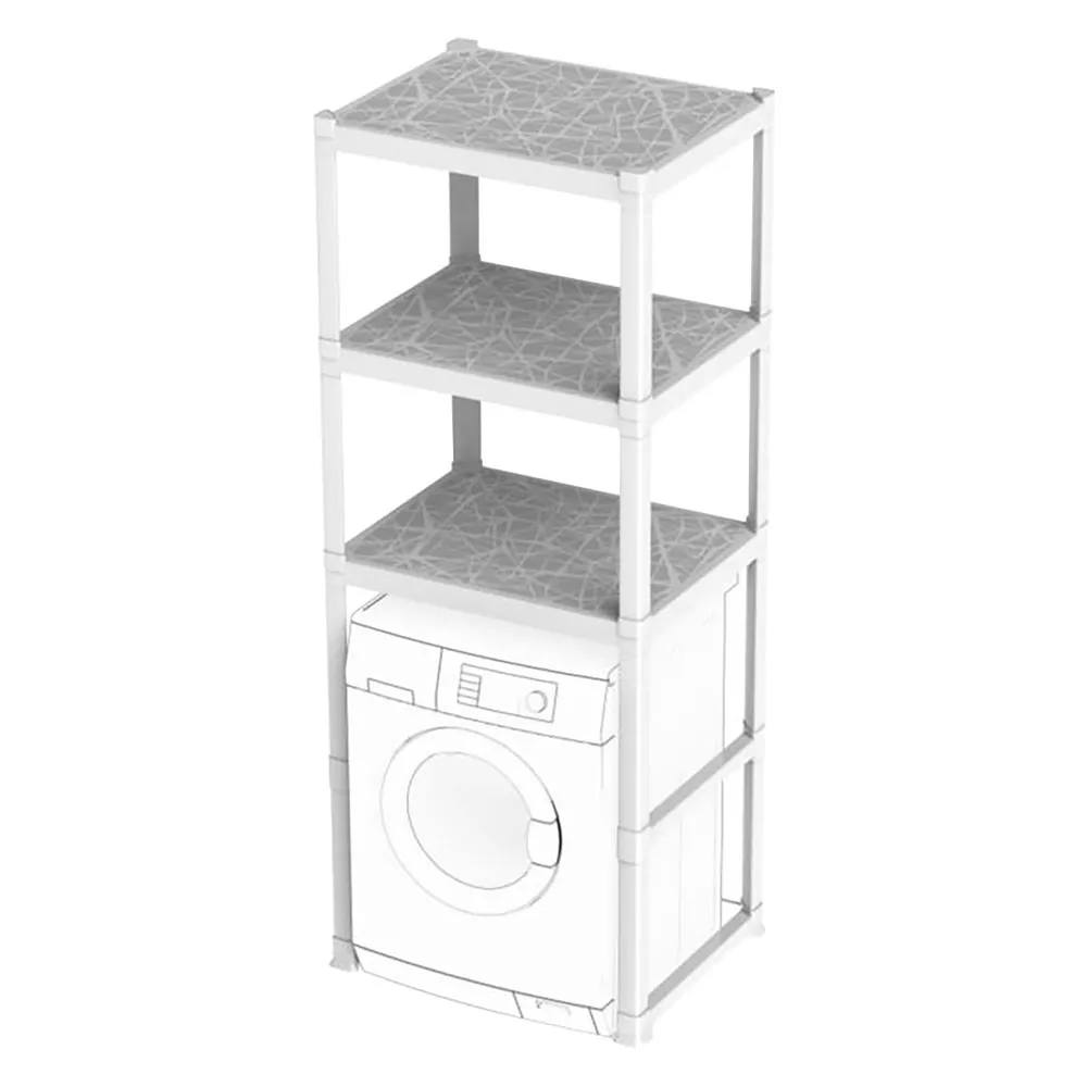 SCAFFALE PER LAVATRICE '3 PIANI' cm 75 x 60 x h.184 (l x p x h) SCAFFALE PER LAVATRICE '3 PIANI' cm 75 x 60 x h.184 (l x p x h)