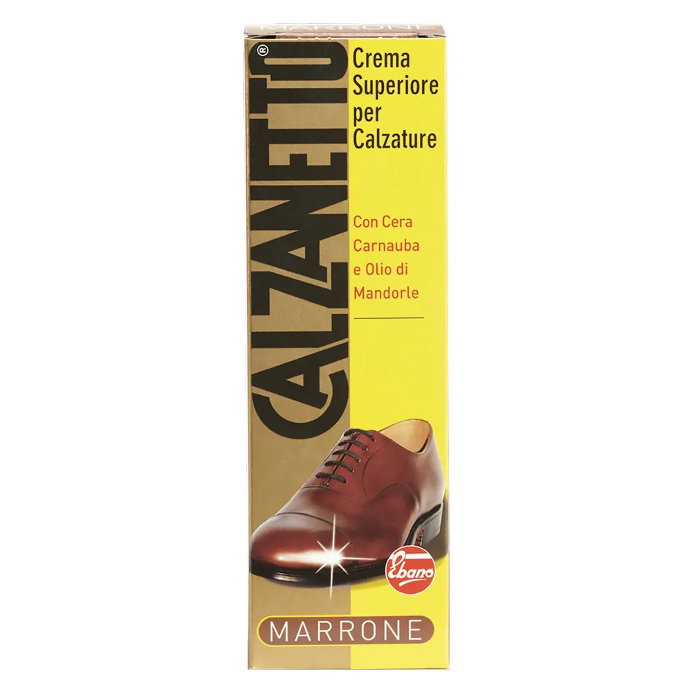 CREMA LUCIDA SCARPE 'SUPERIORE' colore marrone CREMA LUCIDA SCARPE 'SUPERIORE' colore marrone