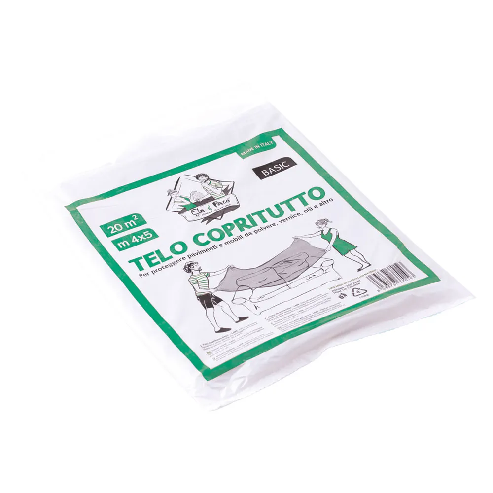 TELO COPRITUTTO MULTIUSO mt 4 x 5 - gr. 240 circa TELO COPRITUTTO MULTIUSO mt 4 x 5 - gr. 240 circa