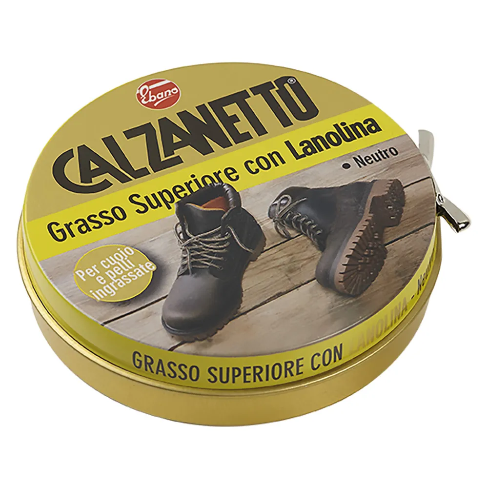 GRASSO PROTETTIVO IN PASTA PER SCARPE 'CALZANETTO' ml 100 GRASSO PROTETTIVO IN PASTA PER SCARPE 'CALZANETTO' ml 100