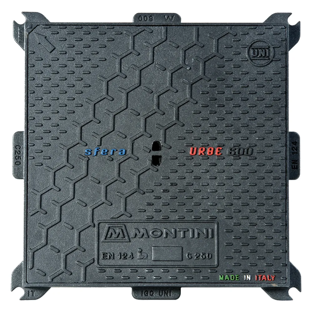 CHIUSINO IN GHISA CLASSE C250 URBE - 30 x 30 - Kg 7 CHIUSINO IN GHISA CLASSE C250 URBE - 30 x 30 - Kg 7