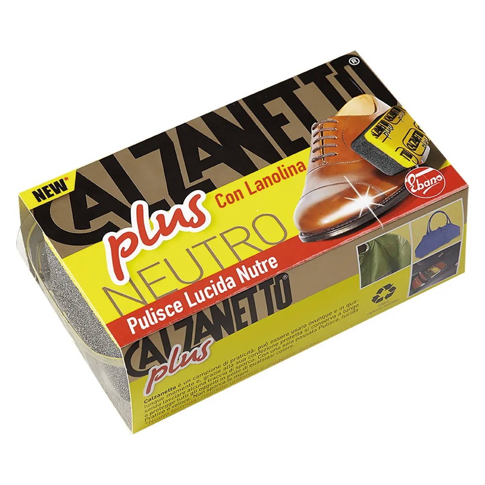 SPUGNA LUCIDA SCARPE 'PLUS' colore marrone SPUGNA LUCIDA SCARPE 'PLUS' colore marrone