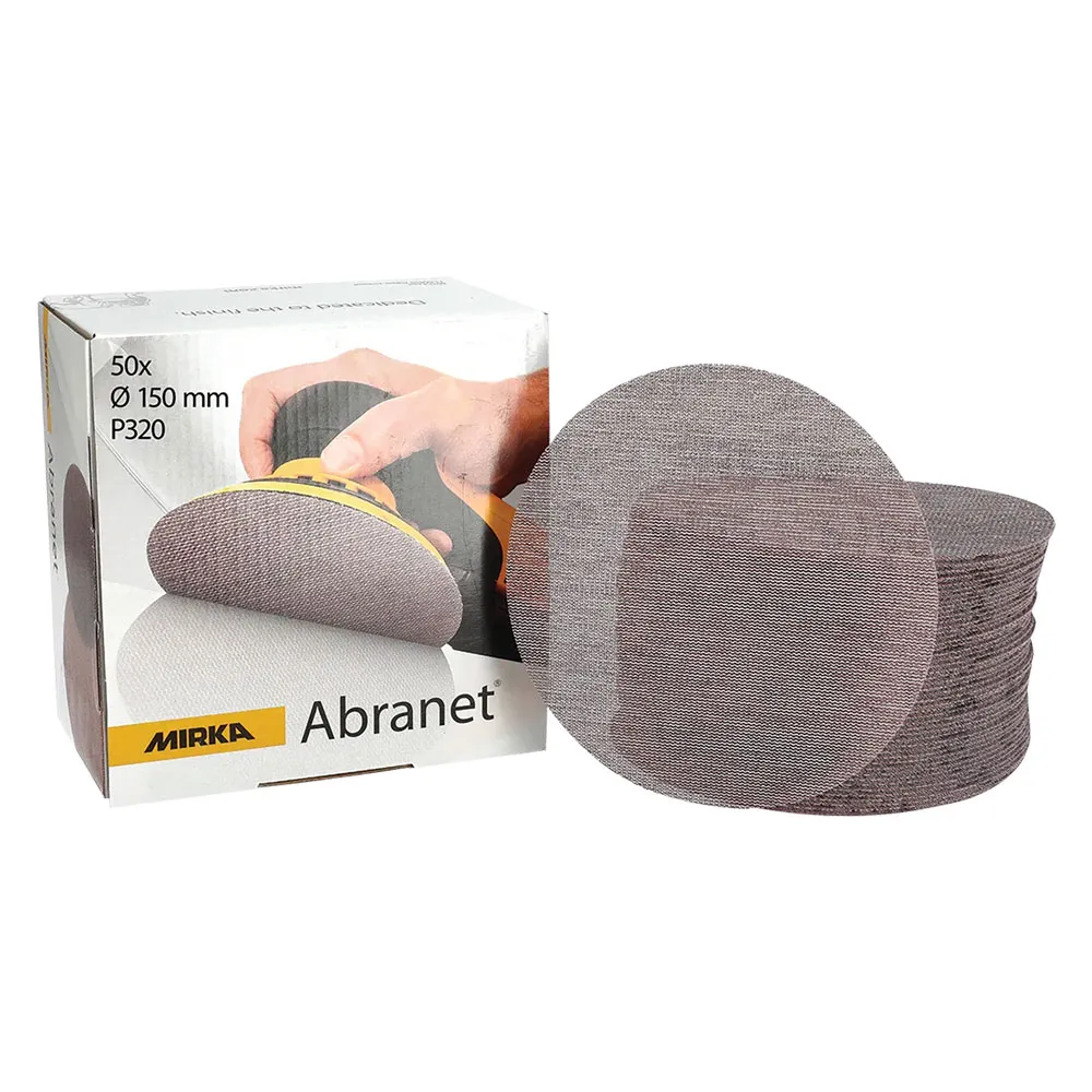 DISCO ABRASIVO CIRCOLARE 'ABRANET' Ø 150 mm - grana 80 DISCO ABRASIVO CIRCOLARE 'ABRANET' Ø 150 mm - grana 80