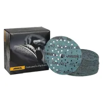 DISCO ABRASIVO CIRCOLARE MULTIFORO 'GALAXY MULTIFIT GRIP'  Ø 125 mm - grana 40