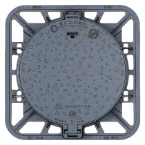 CHIUSINO IN GHISA CLASSE D400 ECOPER Q - 85 x 85 - botola 65 cm / Kg 60