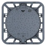 CHIUSINO IN GHISA CLASSE D400 ECOPER Q - 85 x 85 - botola 65 cm / Kg 60