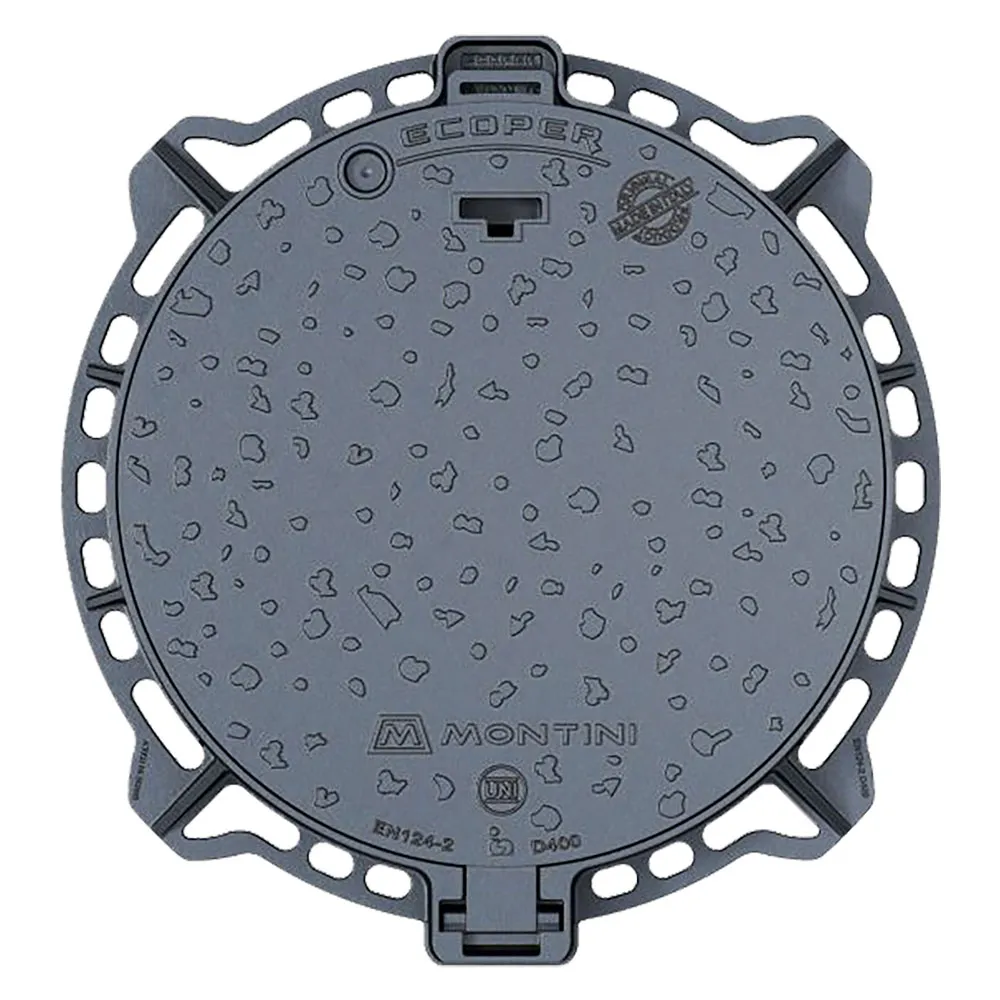 CHIUSINO IN GHISA CLASSE D400 ECOPER T - 85 - botola 65 cm / Kg 51 CHIUSINO IN GHISA CLASSE D400 ECOPER T - 85 - botola 65 cm / Kg 51