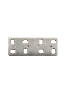 Slotted straight junction plate