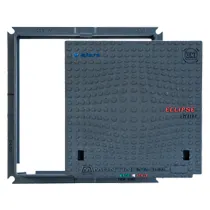 CHIUSINO IN GHISA CLASSE D400 ECLIPSE - 90 x 90 - Kg 95