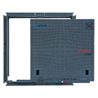 CHIUSINO IN GHISA CLASSE D400 ECLIPSE - 90 x 90 - Kg 95