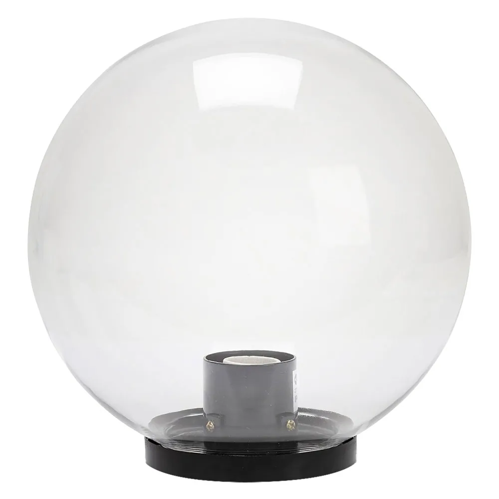 LANTERNA TESTA-PALO 'GLOBO' Ø cm.20 - trasparente LANTERNA TESTA-PALO 'GLOBO' Ø cm.20 - trasparente