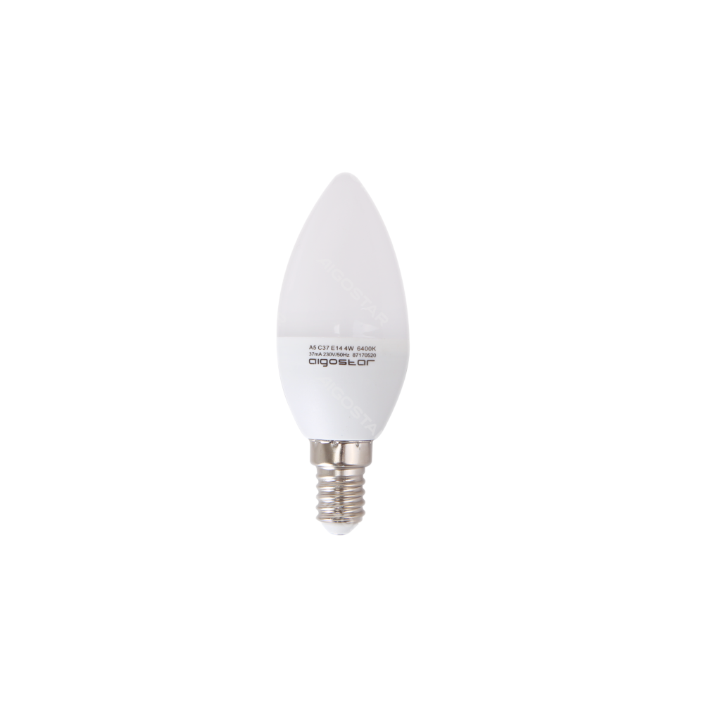 A5 C37 LED Lamp (4W, E14, 4000K)