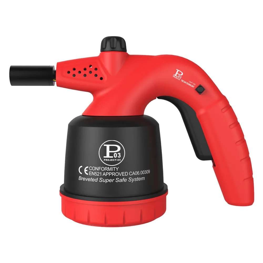 SALDATORE A GAS DA RISCALDO LEVA RAPIDA 'HELLFIRE' modello 'PL' - corpo plastica SALDATORE A GAS DA RISCALDO LEVA RAPIDA 'HELLFIRE' modello 'PL' - corpo plastica