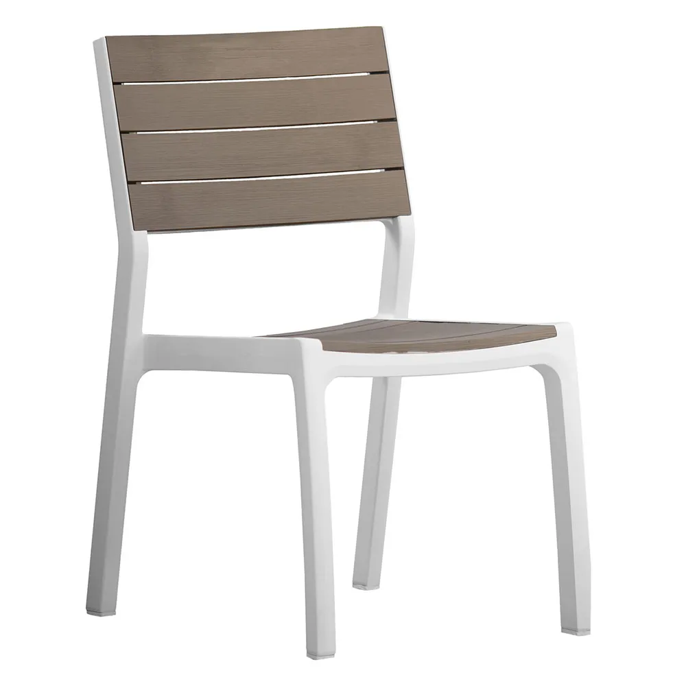 SEDIA IN POLIPROPILENE 'HARMONY' bianco/cappuccino SEDIA IN POLIPROPILENE 'HARMONY' bianco/cappuccino