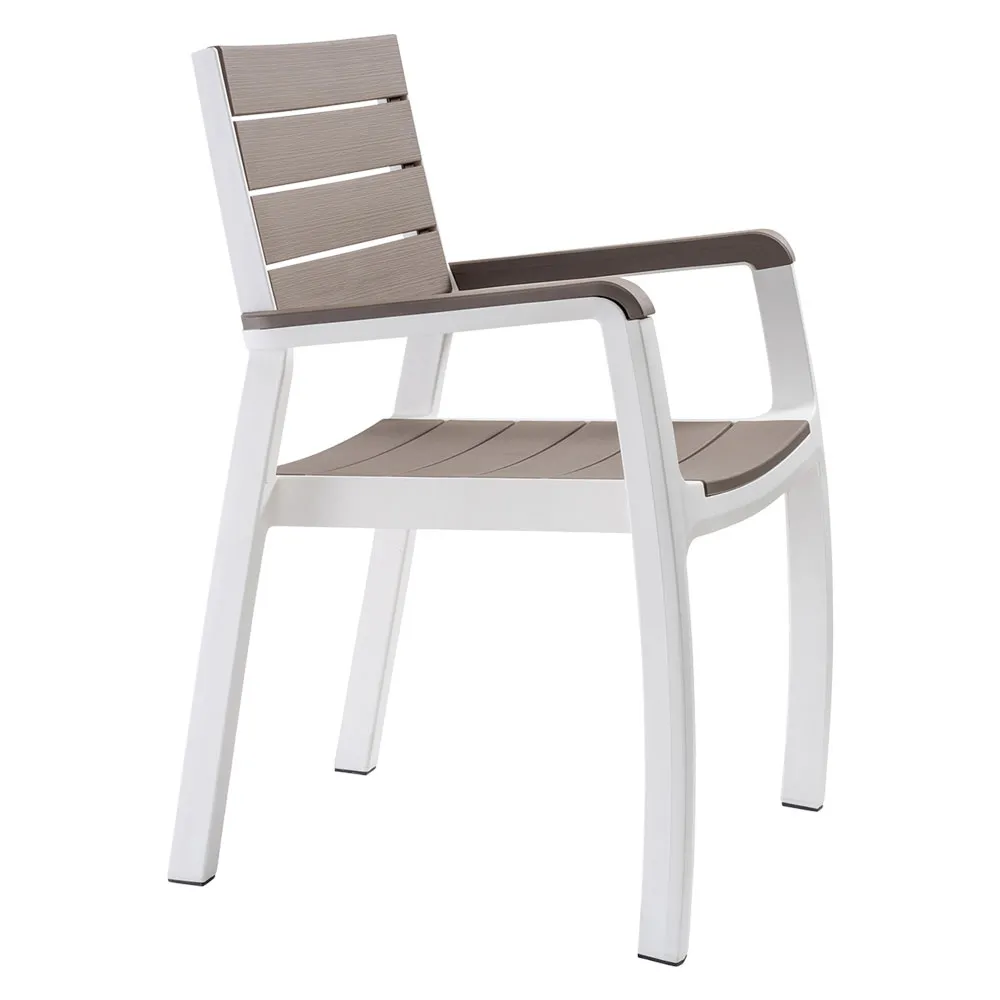SEDIA IN POLIPROPILENE 'HARMONY ARMCHAIR' bianco/cappuccino SEDIA IN POLIPROPILENE 'HARMONY ARMCHAIR' bianco/cappuccino