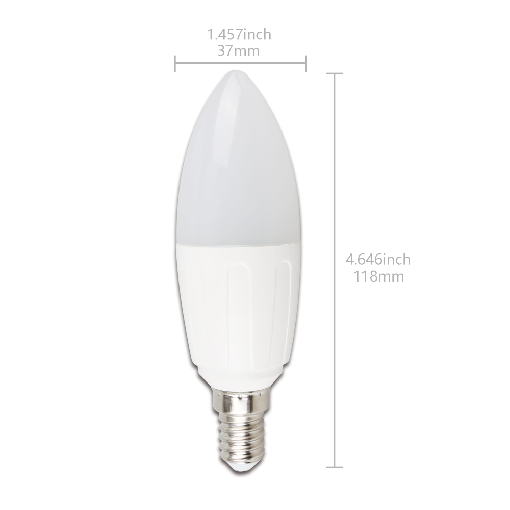 Lampada a led A5 C37 (9W,E14,6400K)