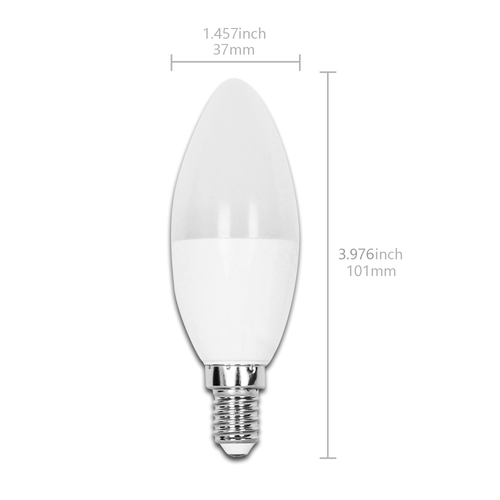 A5 C37 LED Lamp (4W, E14, 6400K)