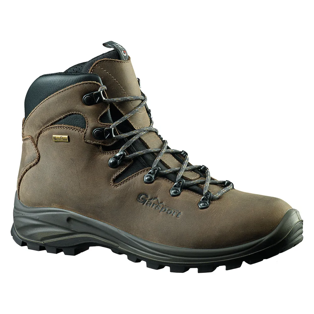SCARPE PER TREKKING ALTE 'STELVIO TEX' N. 40 - marrone SCARPE PER TREKKING ALTE 'STELVIO TEX' N. 40 - marrone