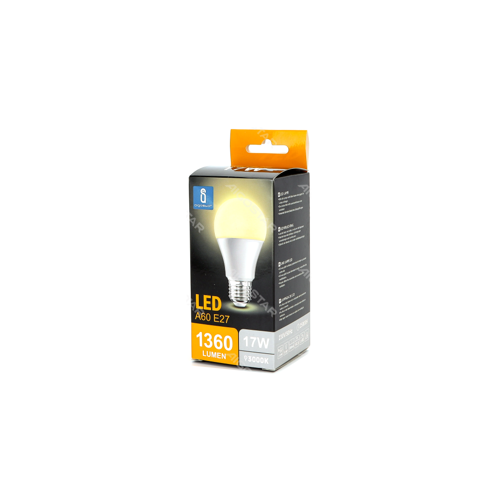 A5 A60 LED Lamp (17W, E27, 3000K)