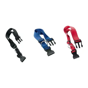 COLLARE PER CANE 'CLUB C' mm 30 / 44 x 15 - nero