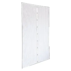 ZANZARIERA IN POLIESTERE CON MAGNETI PER PORTA 'ECCO MAGNET' cm 140 x 240 - col. bianco