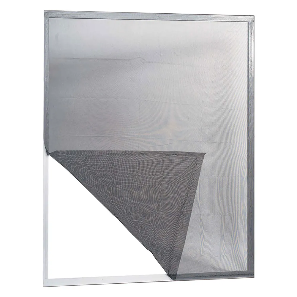 ZANZARIERA IN POLIESTERE ADESIVA PER FINESTRE 'ECCO' cm 120 x 160 col. grigio ZANZARIERA IN POLIESTERE ADESIVA PER FINESTRE 'ECCO' cm 120 x 160 col. grigio
