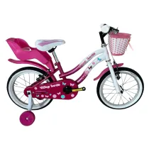 BICICLETTA BIMBA 'VICKY' 14 - bianco/viola