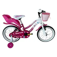 BICICLETTA BIMBA 'VICKY' 14 - bianco/viola