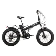 BICICLETTA ELETTRICA 'VESUVIO' COPPI 250 W - ruote da 20 - nera