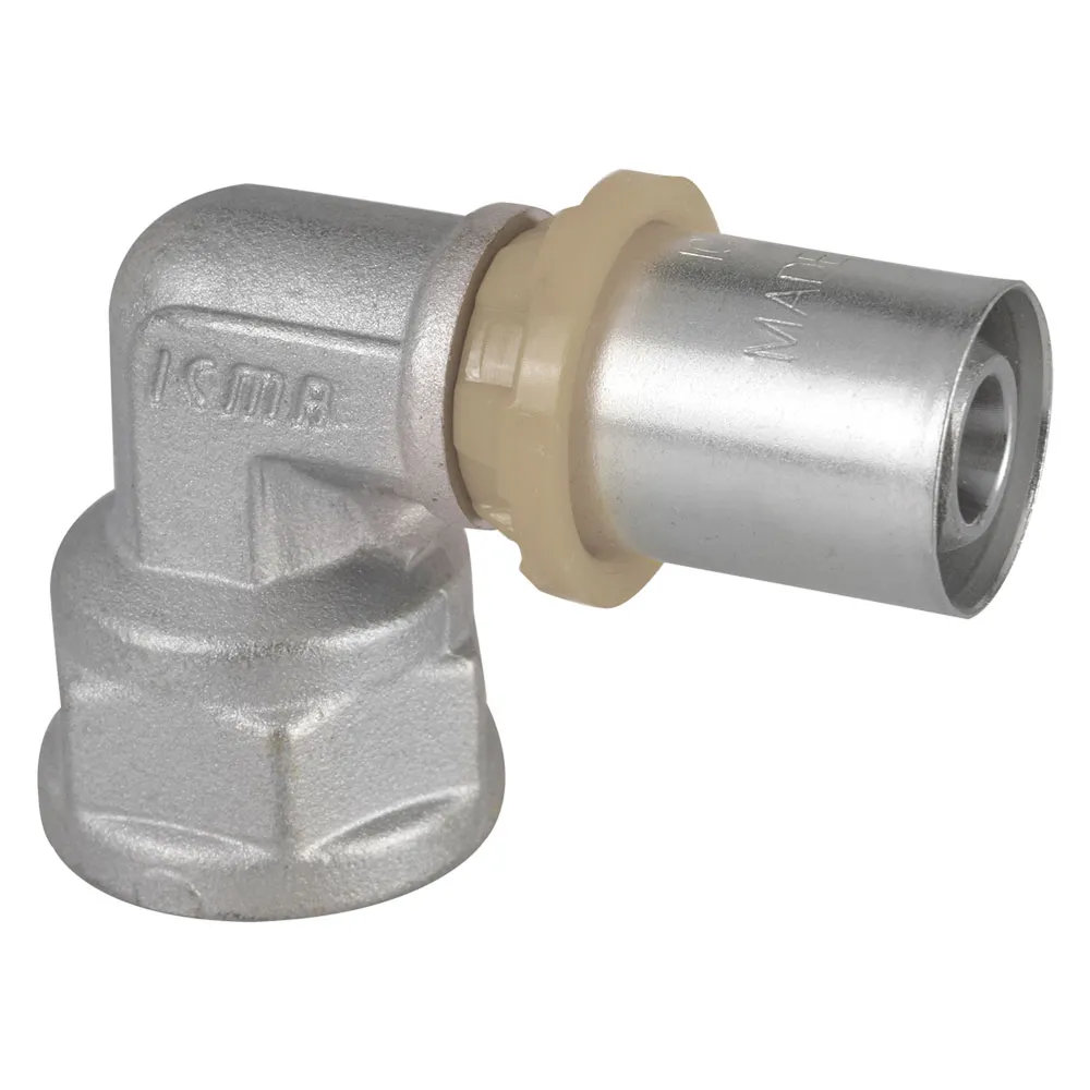 RACCORDO A PRESSARE CURVO 'ART. 405' 20 x 3/4 - femmina RACCORDO A PRESSARE CURVO 'ART. 405' 20 x 3/4 - femmina