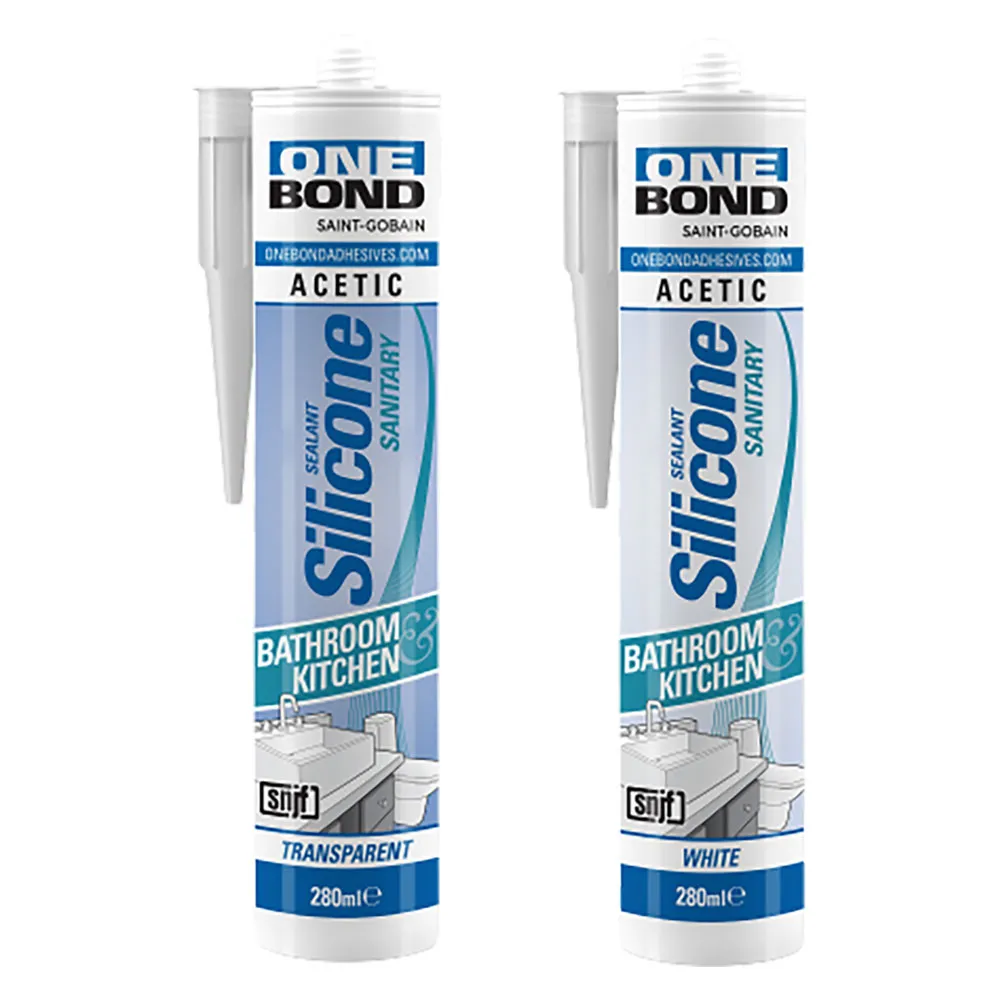 SILICONE ACETICO PER SANITARI bianco ml 280 SILICONE ACETICO PER SANITARI bianco ml 280