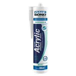 SILICONE ACRILICO 'ACRYLIC UNIVERSAL'  bianco ml 280