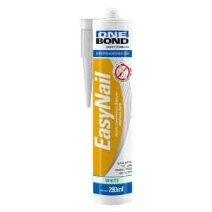 SILICONE ACRILICO CARTONGESSO E DECORAZIONI 'EASY NAIL' bianco ml 280
