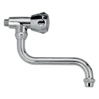 RUBINETTO PER LAVELLO A SNODO att. 1/2' - bocca cm 20