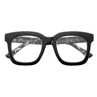 OCCHIALI PER LETTURA MODELLO 'SOUTH CAROLINA NERO MARMORIZZATO' + 3