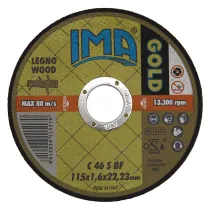 MOLA ABRASIVA PER LEGNO 'GOLD' ø 115 x 1