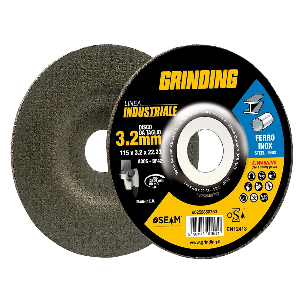 MOLA ABRASIVA PER FERRO 'GRINDING LINEA INDUSTRIALE' ø 230 x 3 MOLA ABRASIVA PER FERRO 'GRINDING LINEA INDUSTRIALE' ø 230 x 3