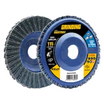 DISCO LAMELLARE PER ACCIAIO INOX 'GRINDING LINEA INDUSTRIALE' ø 115 gr. 40